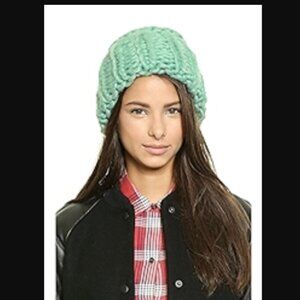 1717 Olive Chunky Knit Beanie